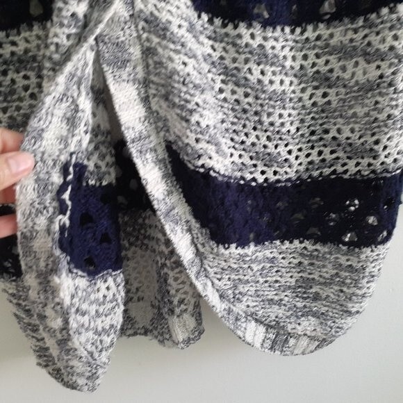 New York & Co. Open Knit Crochet Sweater Small - Picture 5 of 11